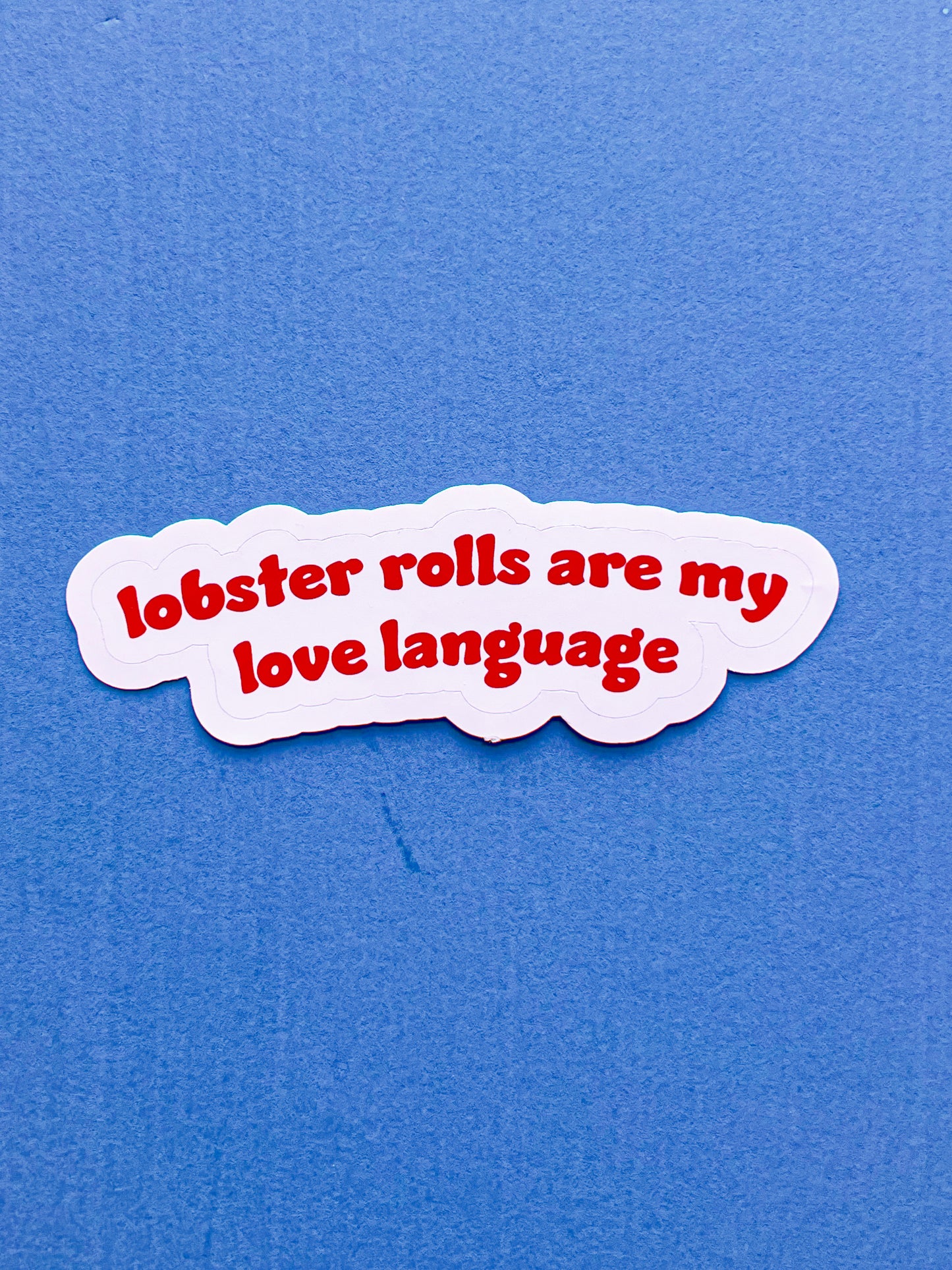 Lobster Love Language Sticker
