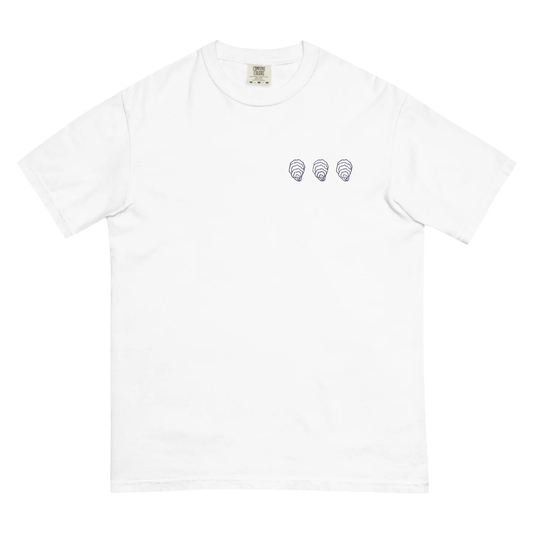 Embroidered Oyster Unisex Tee