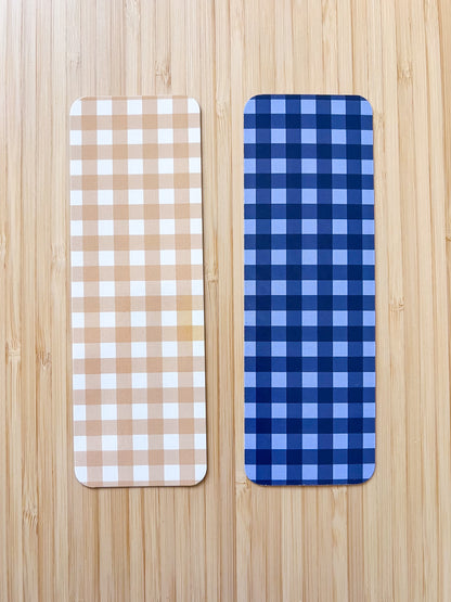 Reversible Gingham Bookmark