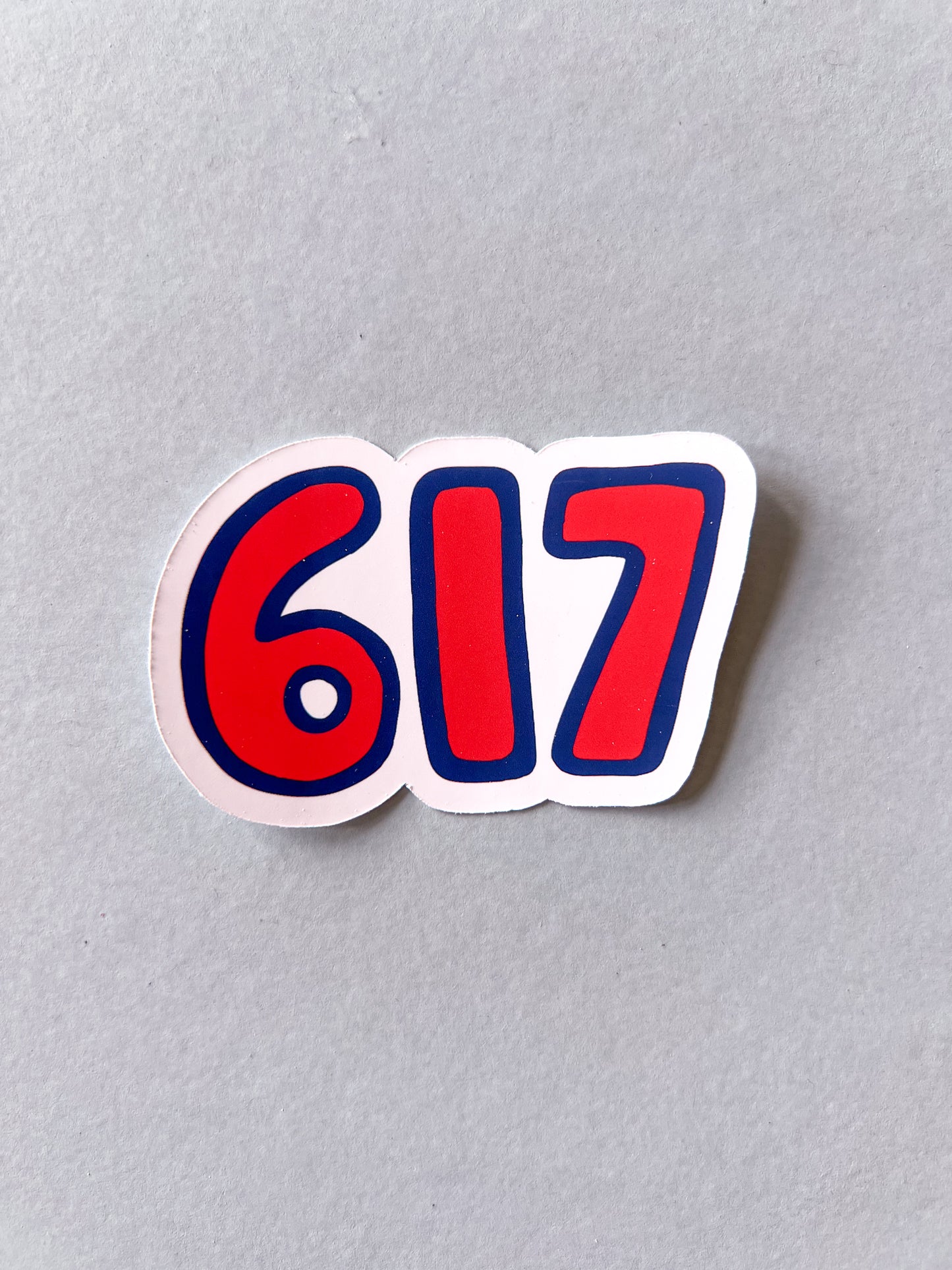 Boston 617 Sticker