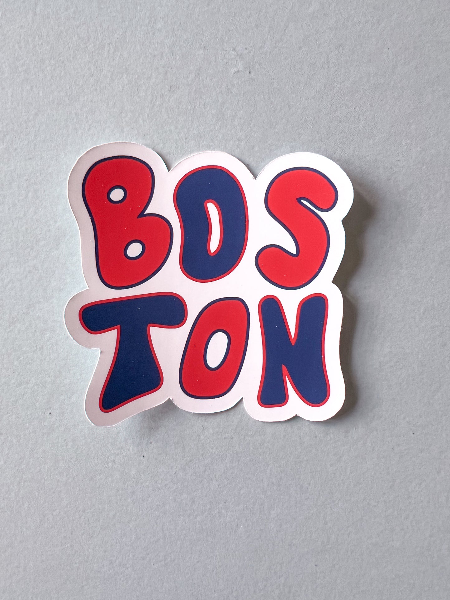 Boston Doodle Sticker