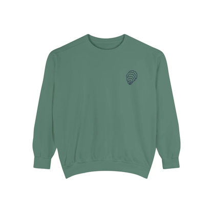 Embroidered Oyster Unisex Crewneck