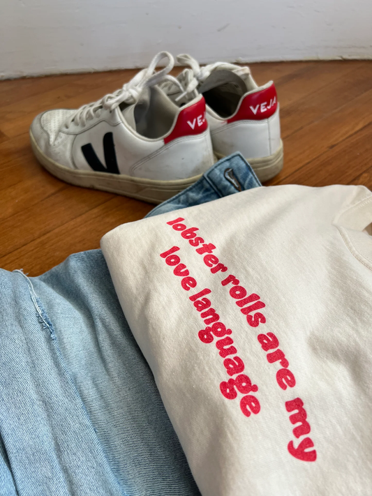 Lobster Love Language Women's Boxy Tee