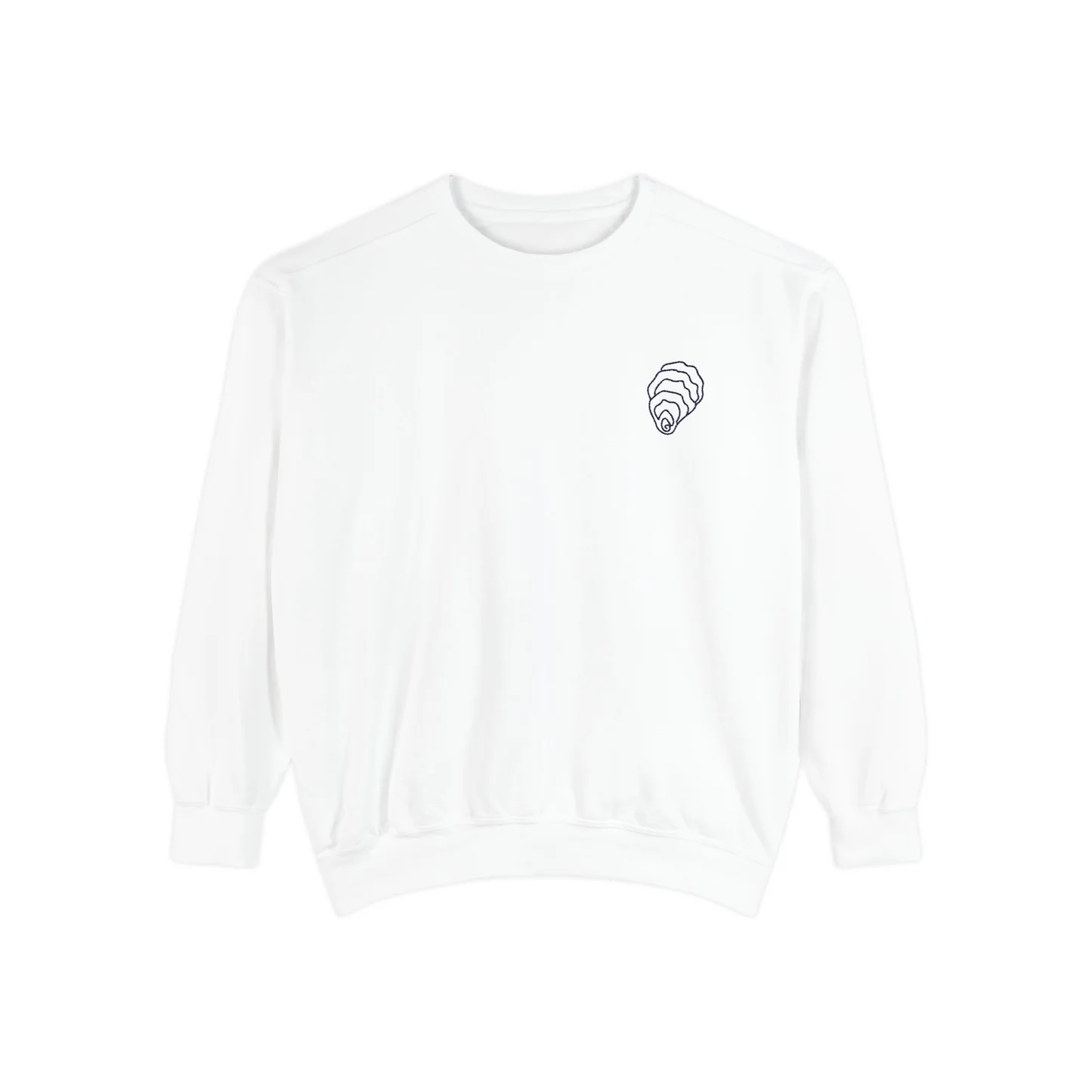 Embroidered Oyster Unisex Crewneck